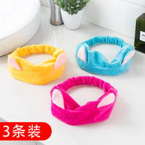 Face-washing hair band washing shampoo belt hair belt sports Liu Hai Korean headband cute headdress dressing gauge