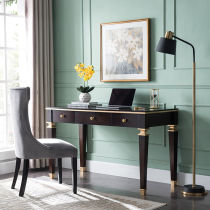 American light luxury solid wood computer desk modern minimalist home desk desktop writing desk study bedroom writing desk