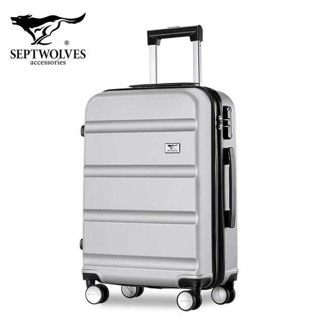Seven male wolf suitcase trolley travel case caster boarding password female red net bags ins 20 inch 24 Seven male wolf suitcase trolley travel case caster boarding password female red net bags ins 20 inch 24