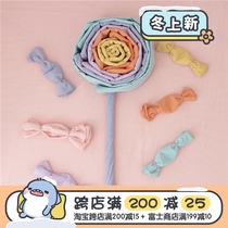 (Fuji store) macaron pure color washed cotton pillowcase Japanese unprinted pocket pillow 4874 single pair