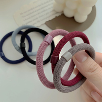 Korean high elastic thick hair ring head rope simple adult ponytail wild hair rope tie hair rubber band headdress female