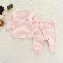 Newborn lingerie suit monk served with boneless baby split two sets of first baby clothes spring autumn and winter