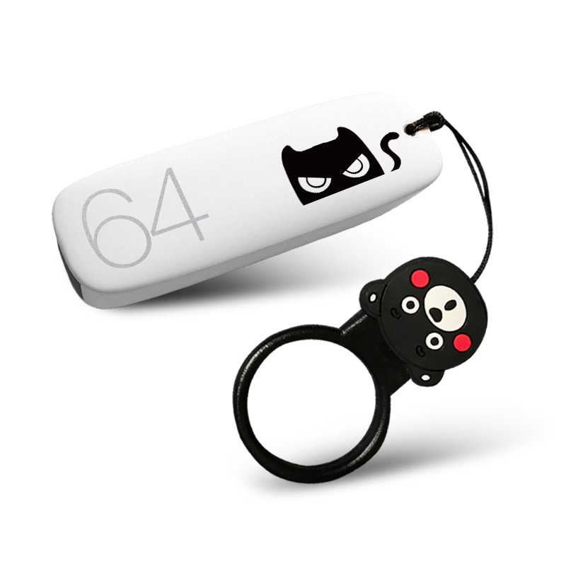 official official taidian u disk 64g customized logo lettering creative cute cartoon usb flash disk high speed girl student personality mobile usb flash drive small encryption genuine  dual purpose large capacity