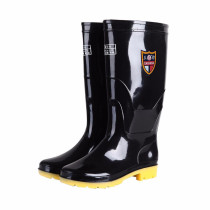 Wear-resistant rain shoes mens water shoes rain boots water boots non-slip waterproof high tube middle tube plastic sleeve shoes bull tendons