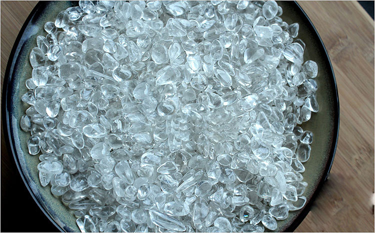 消磁水晶碎石 激活水晶灵性 多彩鱼缸石 diy手工手链消磁方法工具