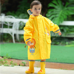 儿童雨衣雨披斗篷式小童幼儿园男童女童宝宝可爱卡通小孩学生雨衣