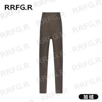 Rongrong zero- plus velvet flower thousand bone elastic pants high elastic cartilage RR057