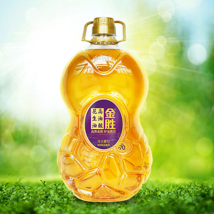 金胜高油酸花生油5l桶