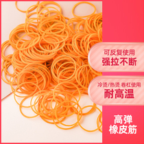 Hair-tolerant rubber bands high temperature and hot perm special rubber bands are hot and hot and resistant to high temperature rubber bands