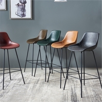 Modern Brief Bar Bench Nordic Creativity Bar Stool High Chair Sub Bar Chair High Stool Home Cortical High Dining Chair