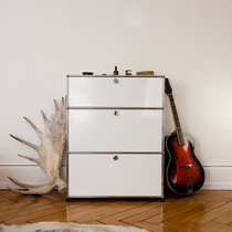 Medieval furniture solid wood cupboard Nordic modern simple living room bedroom storage sideboard wall storage cabinet