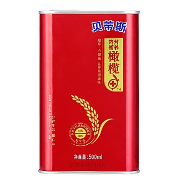 贝蒂斯特级初榨橄榄油稻米调和油500ml[57元优惠券]-寻折猪