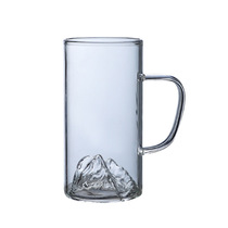 Glass water cup high temperature Green Tea Cup High Borosilicate lead-free heat-resistant glass straight tube Guanshan Cup home Tea