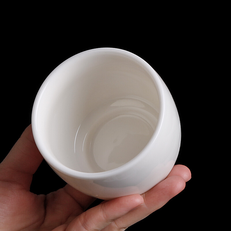 Poly real scene high - white masters cup ceramic cups kung fu tea tea cup sample tea cup pure jade white jade porcelain