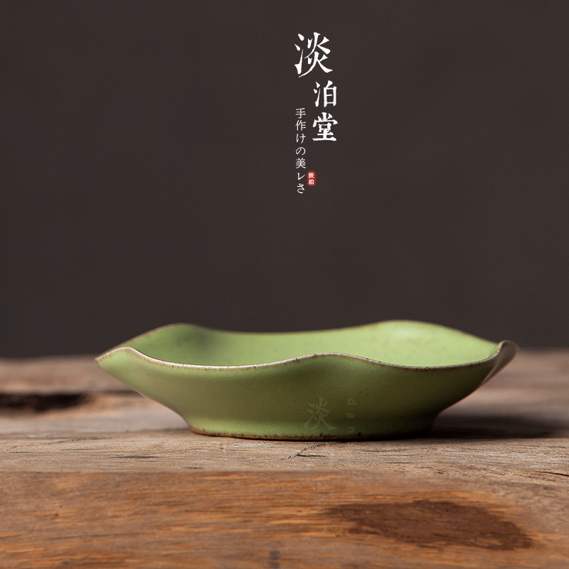 Poly real scene of jingdezhen ceramic cup mat kung fu tea set fruit - green origin sourcing parts manual knead characteristics