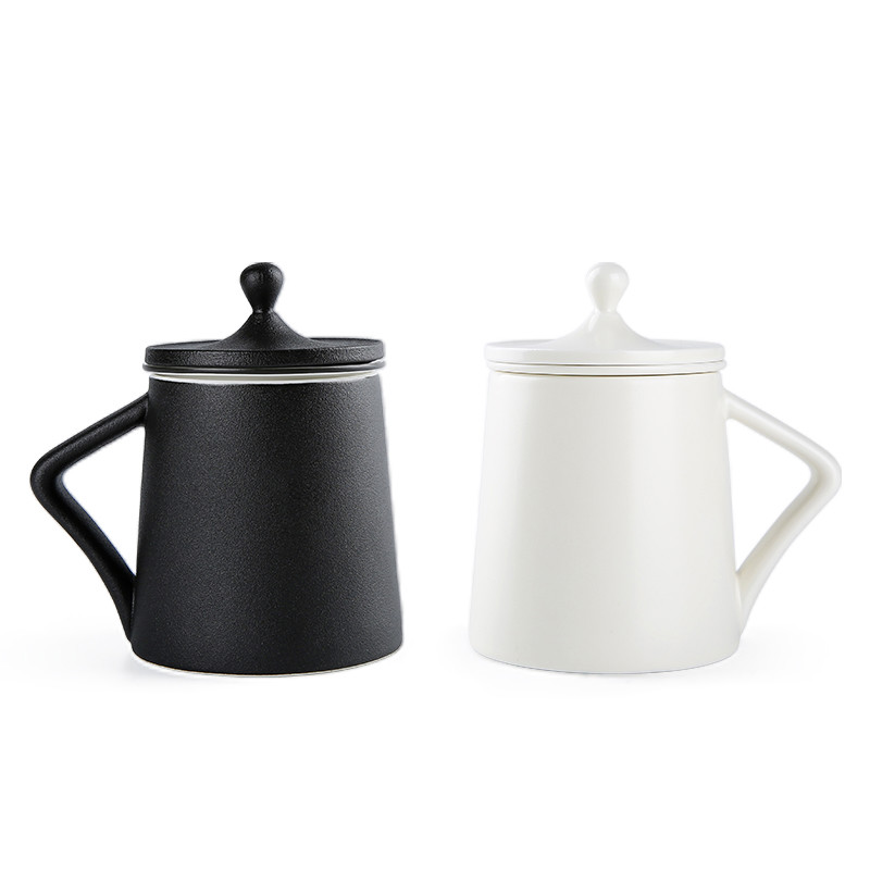 The Poly real boutique scene. The Big cups of jingdezhen ceramic tea set office cup tea cup tea separation with filtration