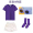 Purple clothes+pants+socks+glasses set