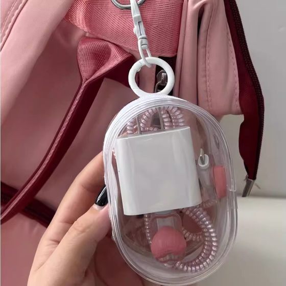 실외 헤드폰 저장 상자 휴대폰 분류 데이터 케이블 충전기 충전 저장 저장 투명 와인딩 휴대용 실외 헤드폰 저장 상자 휴대폰 분류 데이터 케이블 충전기 충전 저장 저장 투명 와인딩 휴대용
