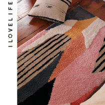 Carpet living room coffee table entrance floor mat bedside thick plush mat home bedroom full absorbent door mat