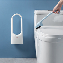 Toilet brush Household non-dead angle wall-mounted non-perforated long handle toilet brush artifact Toilet cleaning set