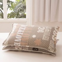 New padded padded pillow case a pair of 48 * 4cm enlarged number one full cotton pillowcase single pillow