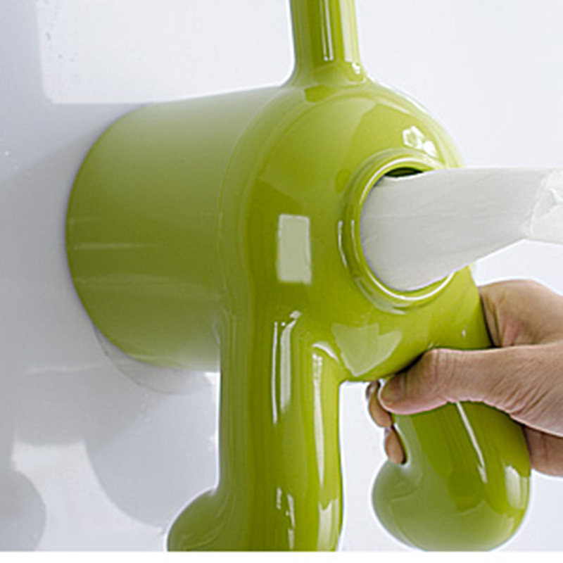 纳川创意可爱小狗pp抽纸器家居简约壁挂式家用客厅纸巾盒卷纸架_7折