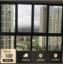 Fuzhou Aluminum alloy casement window double hollow tempered glass window Glass outside the window seal balcony window