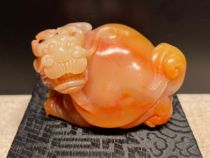 Shoushan Stone Alpine Stone Hibiscus Stone Triangular Toad Swaying Pieces Handlebar Pieces Jade Medullary pieces Tian Huang Yaan Green