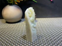 Golden Jelly Stone Seal Swing Piece Laos Stone Lizard Seal Engraving Seal Engraving Stamp Positive Seal Engraving Character Yaan Green Raw Stone