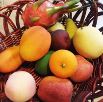 Upscale emulated fruit model props overhand simulation of fruit photographic props fruit disc decoration accessories