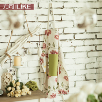 Force Original Apron Set Housekeeping Cleaning Home Protective Insulation Mat Pit #101 Pastoral