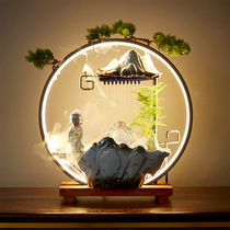 New Chinese Zen flowing water wealth ornaments circulating water creative opening gifts boss office desktop decorations