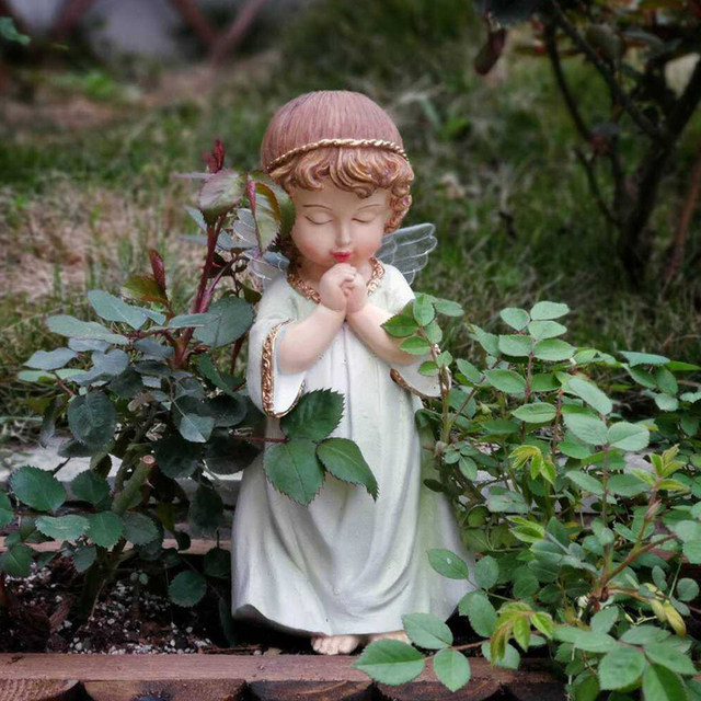 Girl praying angel ornaments snowman nursery home garden balcony fleshy flower gardening groceries fairies Girl praying angel ornaments snowman nursery home garden balcony fleshy flower gardening groceries fairies