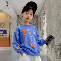 Boy Long Sleeve T-shirt 2021 New Spring and Autumn Season Childrens Top Tong Tong Tong Tong Sirlover Korean SY-8009