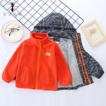 Boys coat autumn and winter baby Foreign Winter Childrens Parker clothing childrens assault three-in-one tide 2105-09