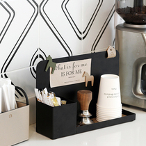 Designer Ins Nordic wind minimalist about fashion black and white iron art containing tray table containing pen holder