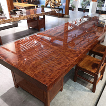 Ba flower Big Board solid wood log Mahogany Big Board tea table Big Board table table tea board table tea table Brazil Rosewood whole piece