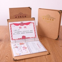 Looleaf A4 Award Book student certificate collection book bag file folder large A5