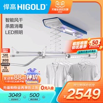 Higold Electric Clothes Hanger Lifting Remote Control Automatic Smart Clothes Dryer Balcony Telescopic Sun Duvet