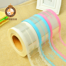 Thickened 8cm birthday cake hard edge transparent mousse baking edge lace pattern cake edge decoration