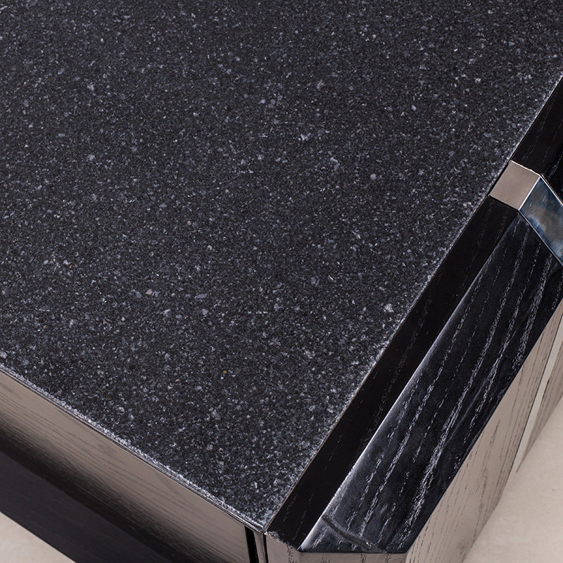 仿火烧石茶几 现代 中式 小户型大理石电视柜长几客厅组合