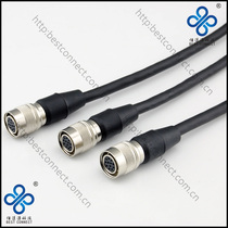 Japan Hirose HRS10 12-core male busbar CCD industrial camera power trigger data cable 3 meters 5 meters