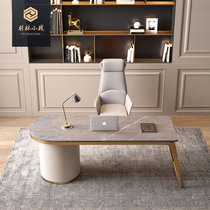 Light Extravagant Rock Board Desk Writing Desk Ideolar Minimalist Desk Office Home Small Household Type Tennis Red Designer Computer Desk
