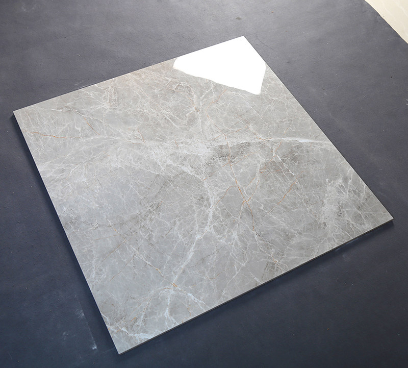 佛山浅灰色客厅地砖800x800卧室全抛釉地板砖房间地面砖防滑瓷砖