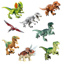 Jurassic Dinosaur Assembled Small Building Blocks 8 Children Gift Early Education Puzzle Toys YG77001