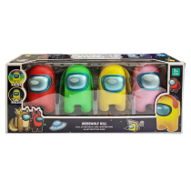 Cross border 8 space wolves to kill game man Toy Building Blocks Children to assemble Building Blocks Toys