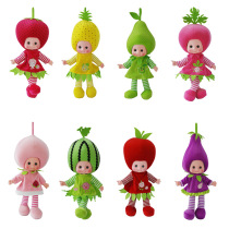 18 inch with music fruit doll Chinese version of peach Pineapple Cloth Doll will speak and sing