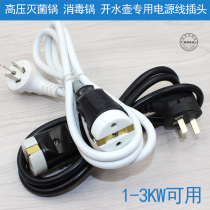 Disinfection pot Sterilization pot Pressure cooker plug Power cord plug Electric kettle disinfection pot plug