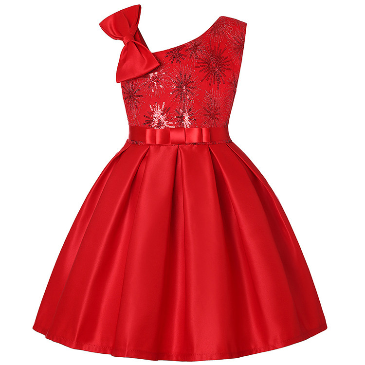 платье girls elegant wedding princess dress kids party formal dress