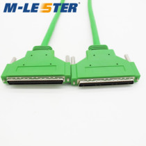 Mengleist SCSI cable industrial grade HPCN100 revolution male 1 meter forming screw type needle turn hole